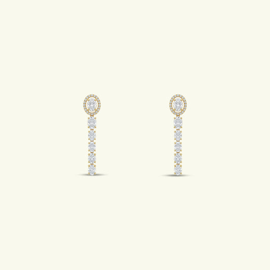 Halorin Fall Diamond Earrings