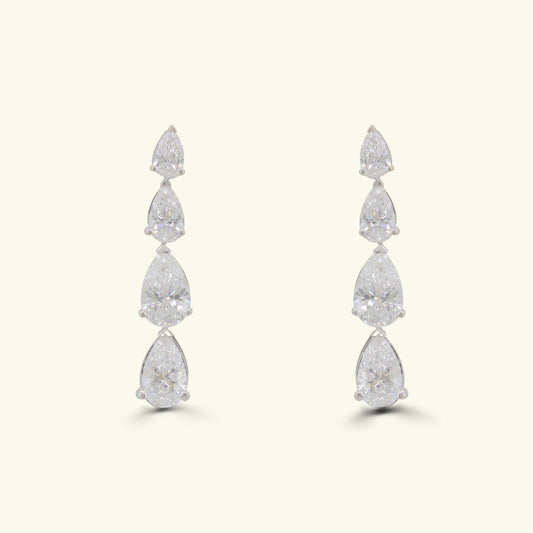 Rosythe Bloom Diamond Earrings