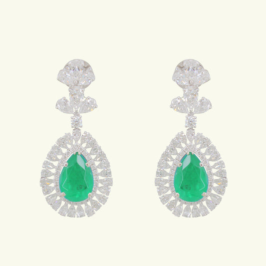 Zyrene Arc Diamond Earrings