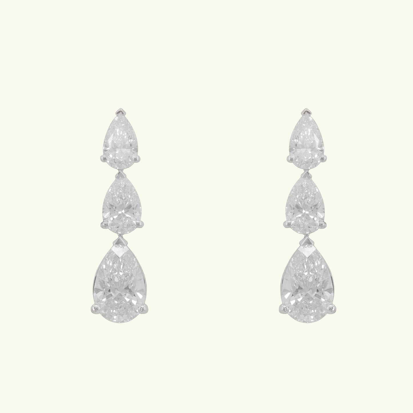 Axyrel Form Diamond Earrings