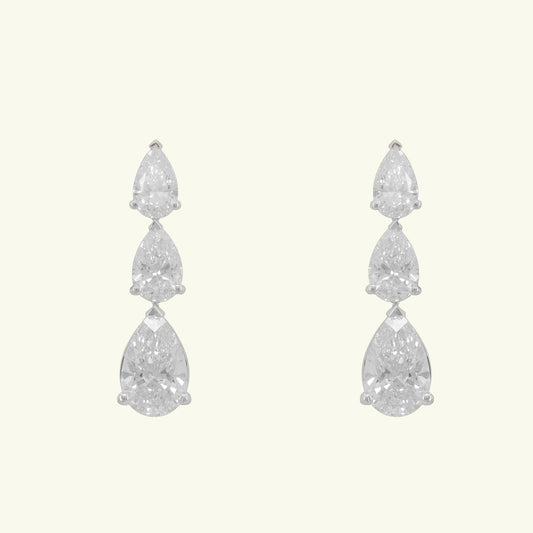 Axyrel Form Diamond Earrings