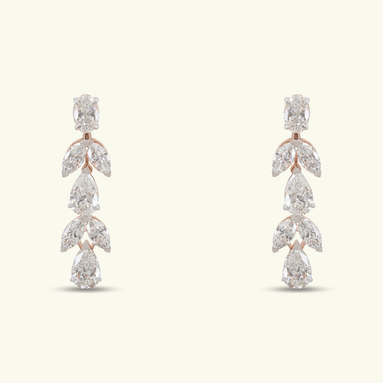  Orlienne Crest Diamond Earrings 