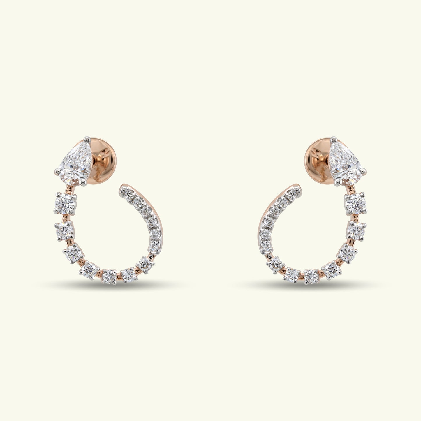 Marielle Crest Diamond Earrings 