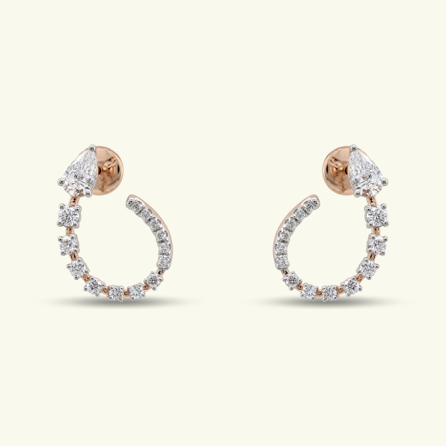  Marielle Crest Diamond Earrings 