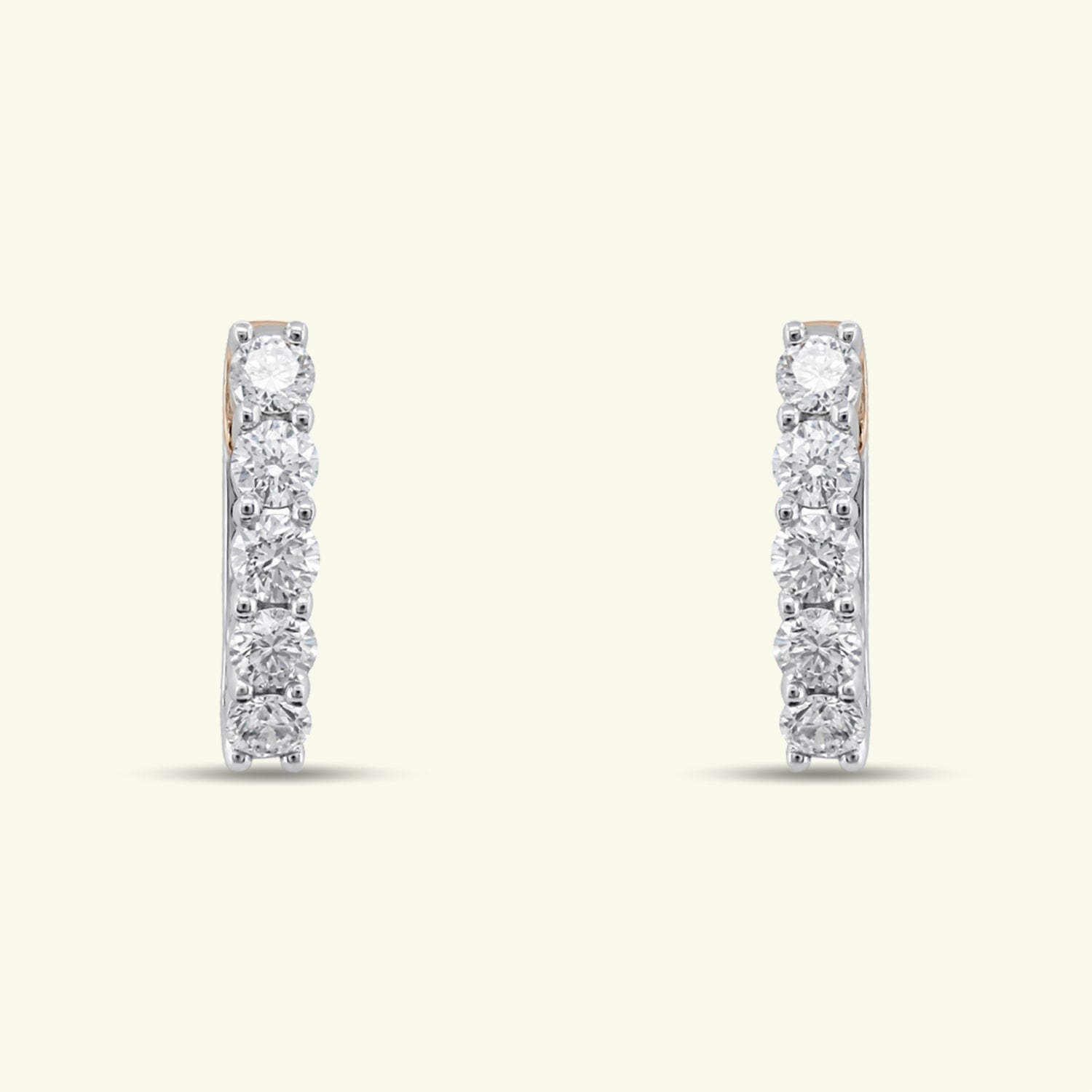  Theryn Beam Diamond Earrings 