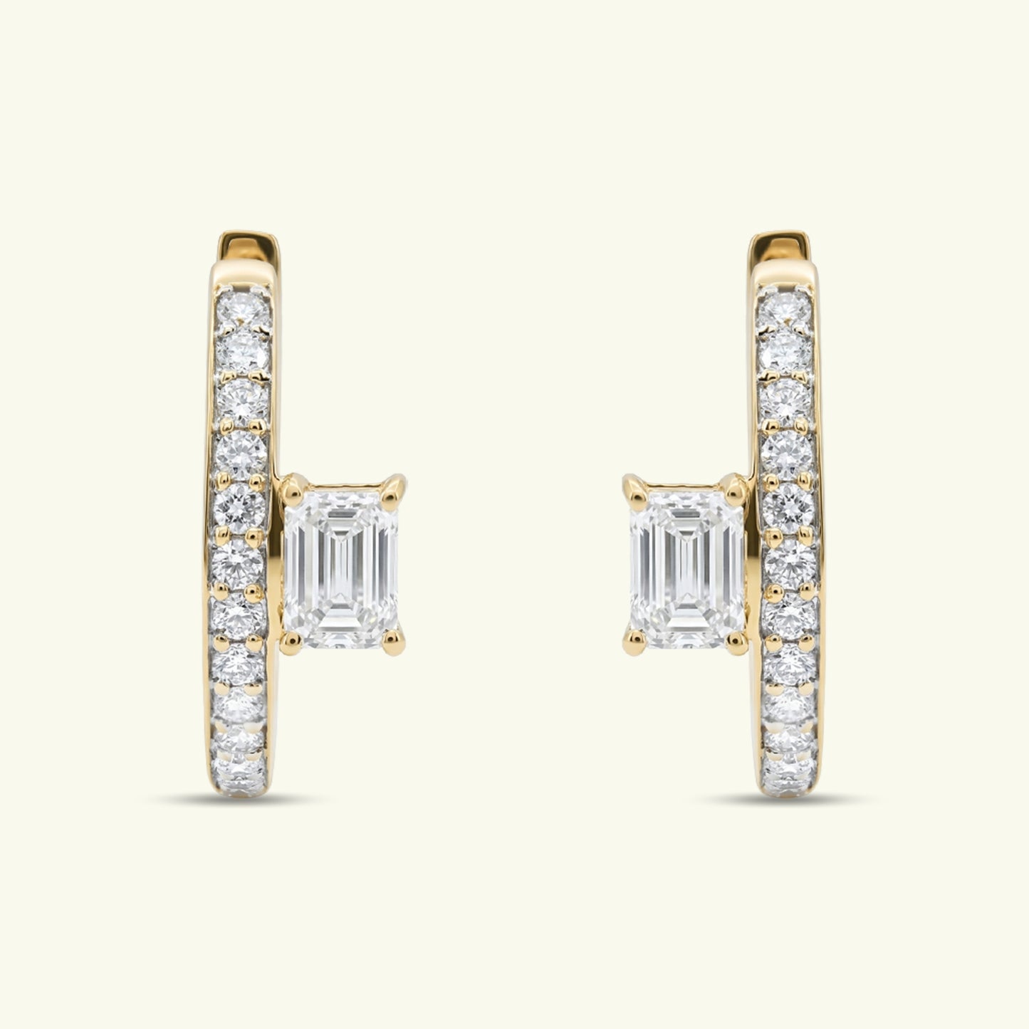  Orlina Beam Diamond Earrings 