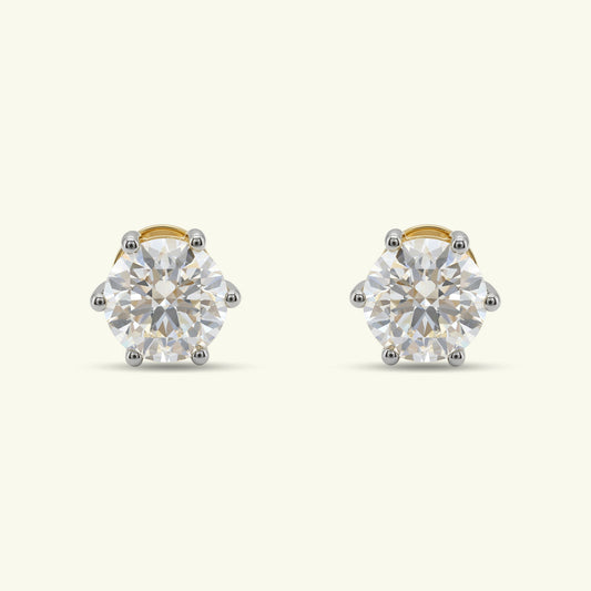 Calyra Form Diamond Earrings