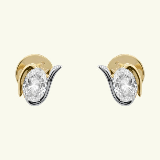 Tender Veil Diamond Earrings