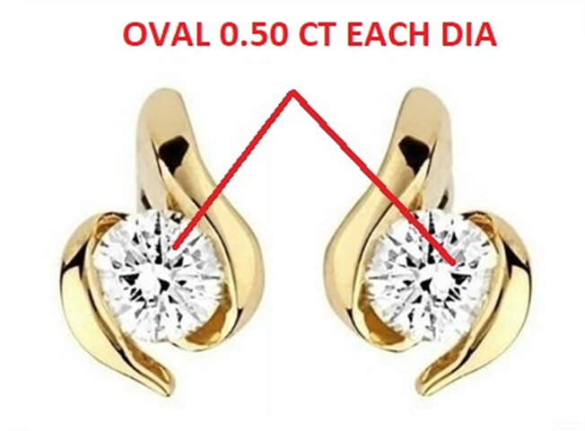 Tender Veil Diamond Earrings