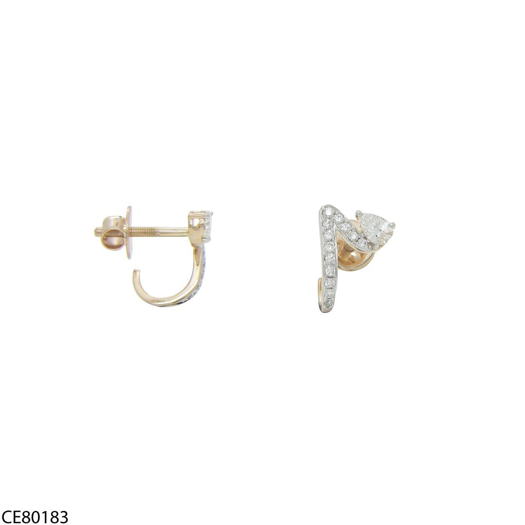 Sabre Diamond Earrings
