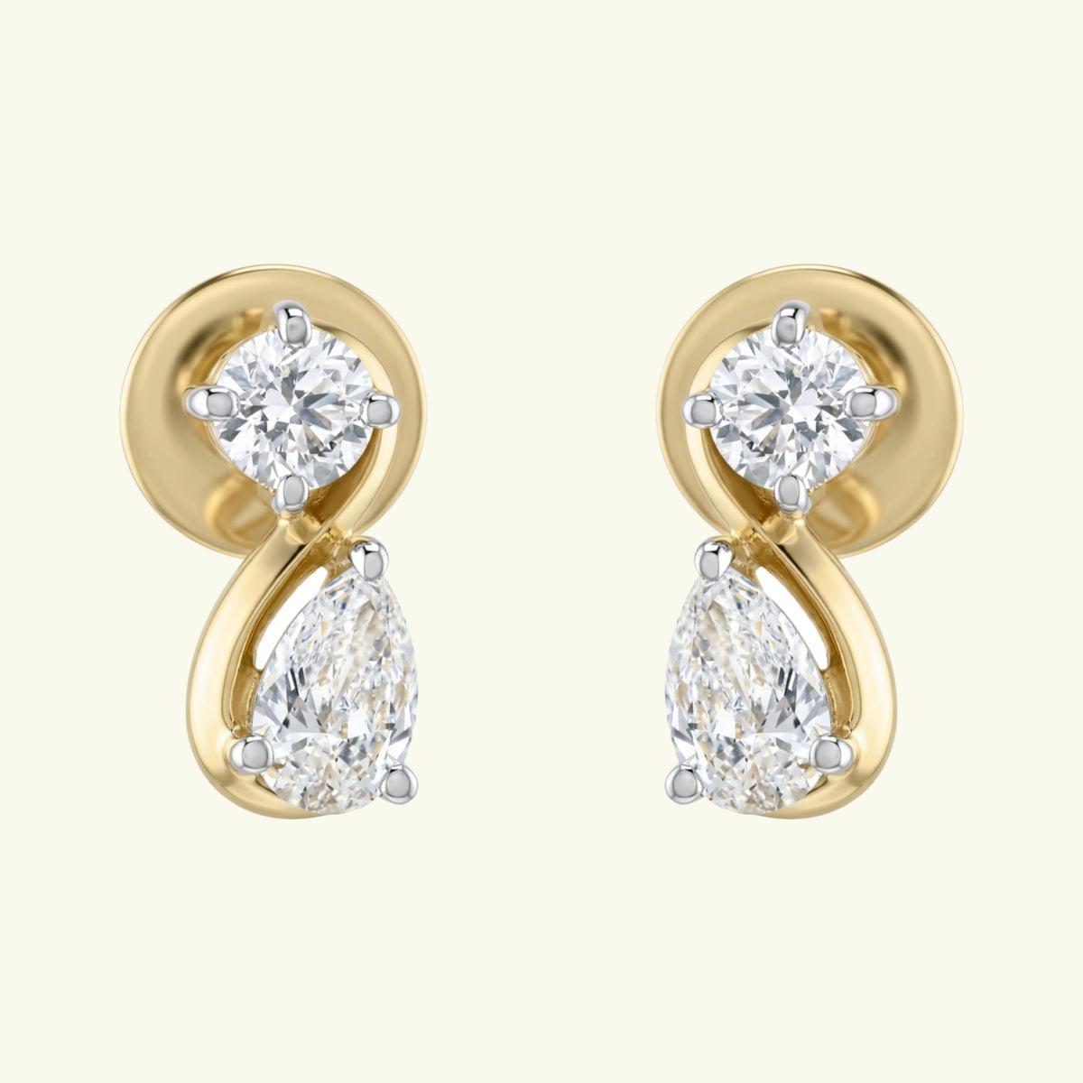 Chromatic Duet Diamond Earrings