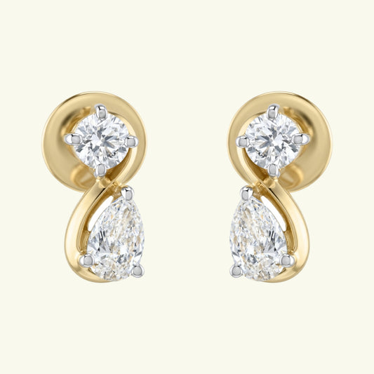 Chromatic Duet Diamond Earrings