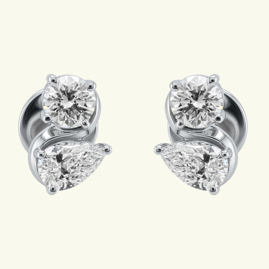 Wisteria Diamond Drop Earrings