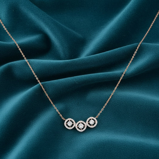 Ishira Halo Diamond Mangalsutra