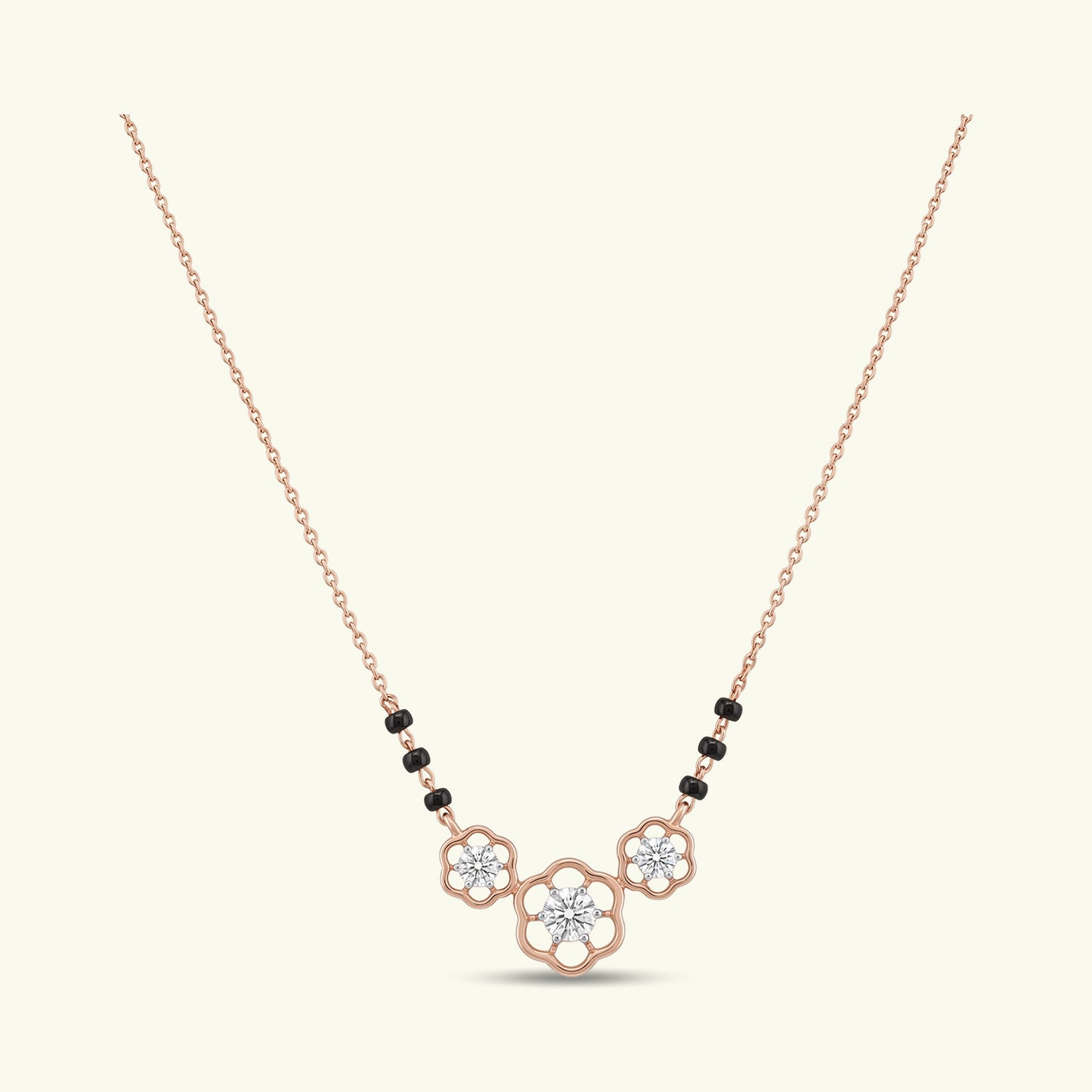 Aaryi Thread Diamond Mangalsutra
