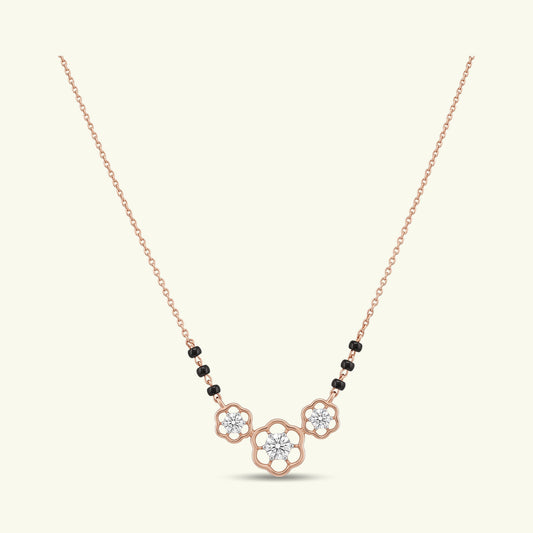 Aaryi Thread Diamond Mangalsutra