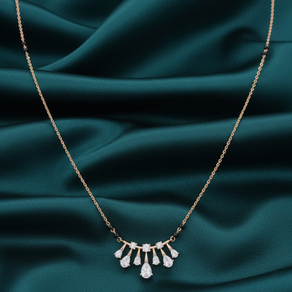 Miraya Gleam Diamond Mangalsutra