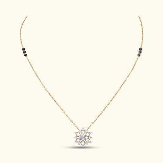 Sitara Bloom Diamond Mangalsutra