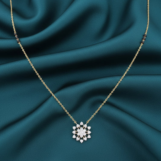 Sitara Bloom Diamond Mangalsutra
