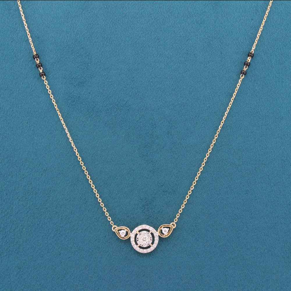 Yaria Halo Diamond Mangalsutra