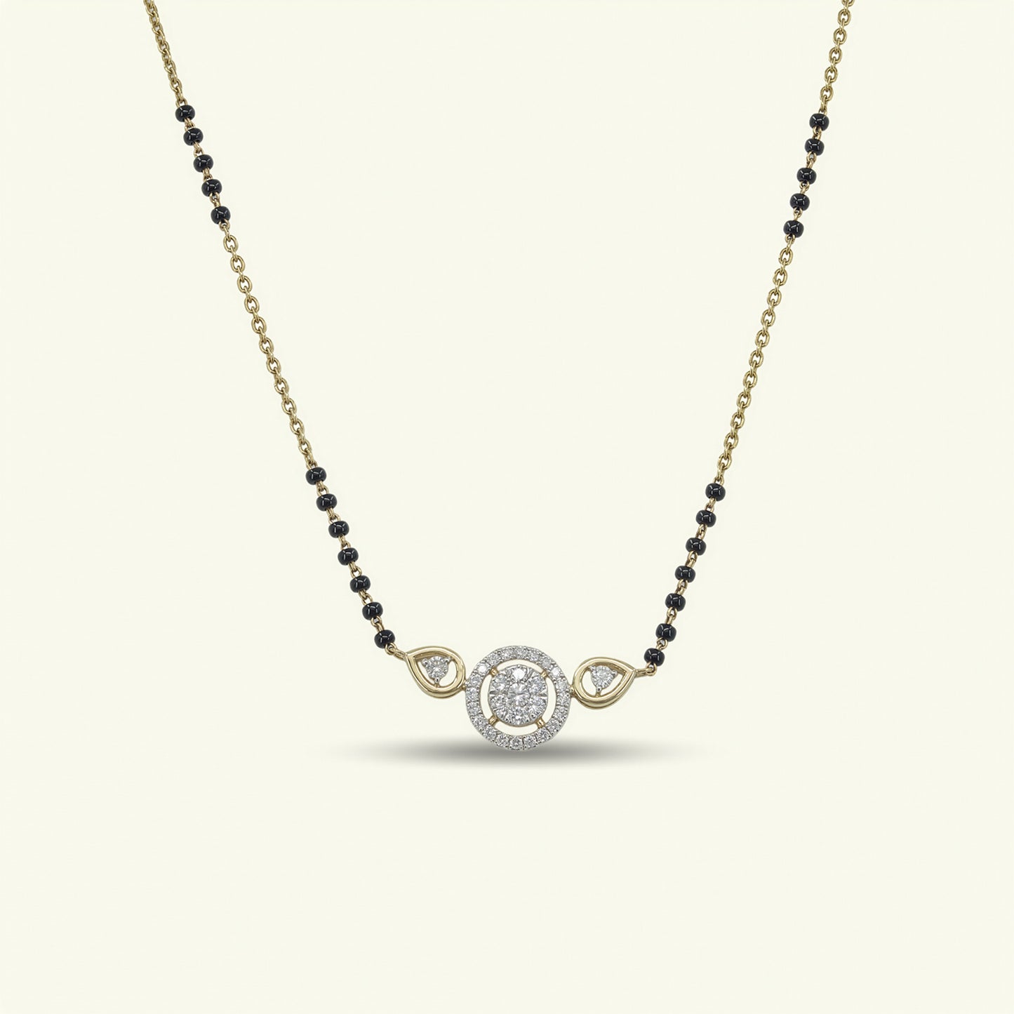 Yaria Halo Diamond Mangalsutra