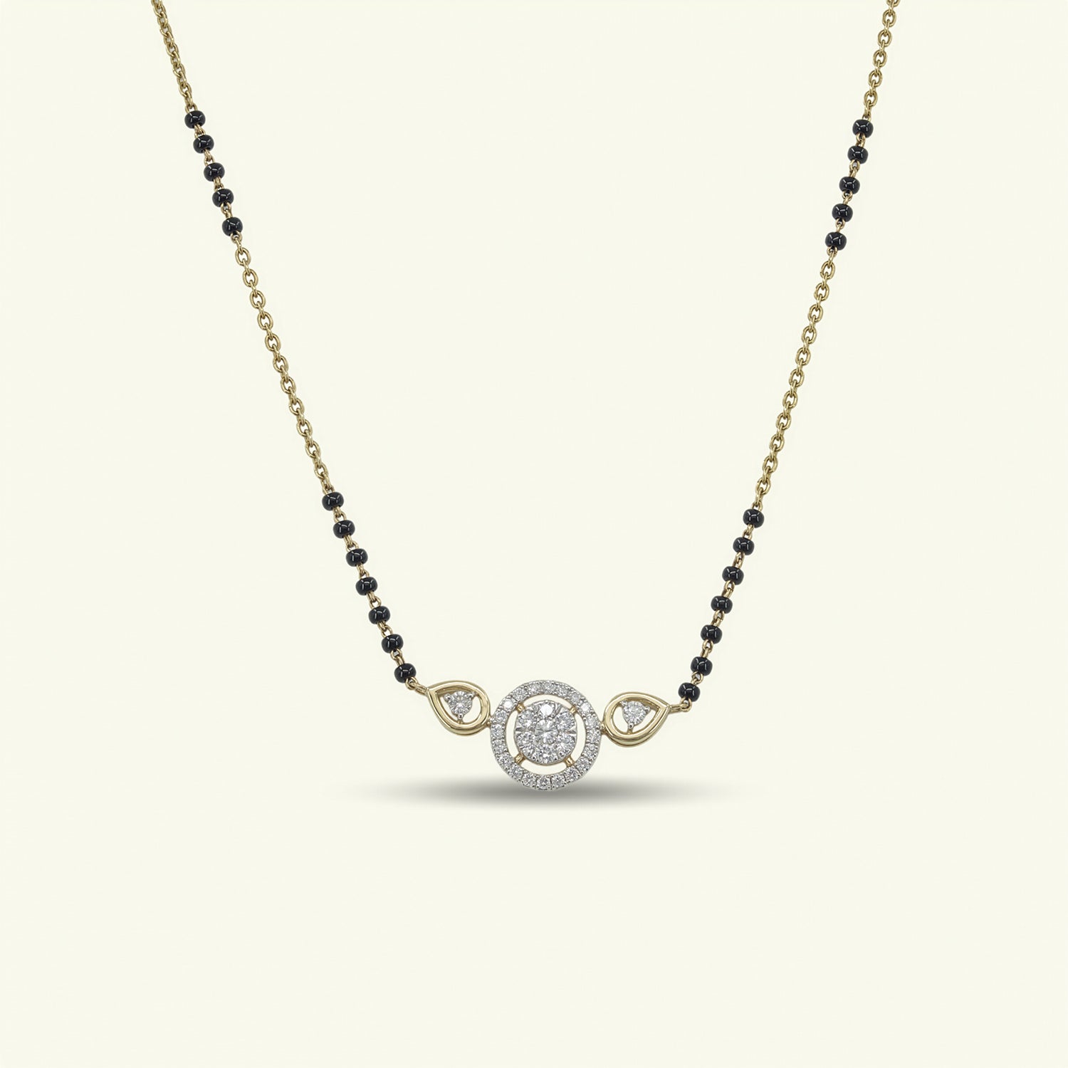 Yaria Halo Diamond Mangalsutra