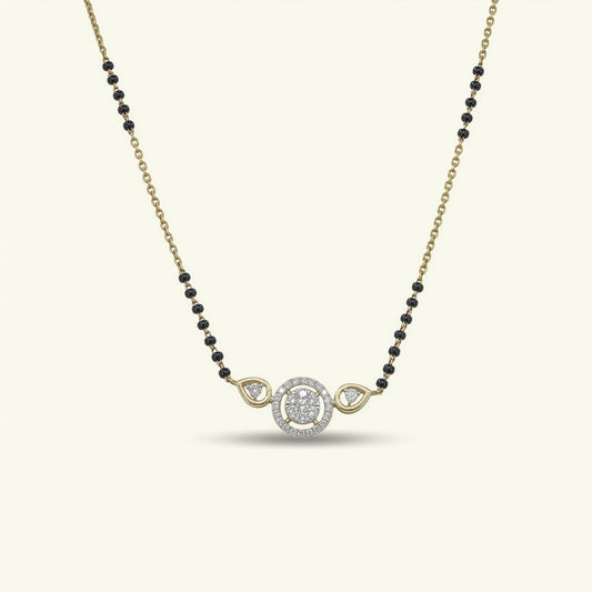 Yaria Halo Diamond Mangalsutra