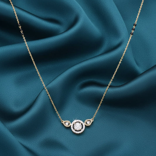 Yaria Halo Diamond Mangalsutra