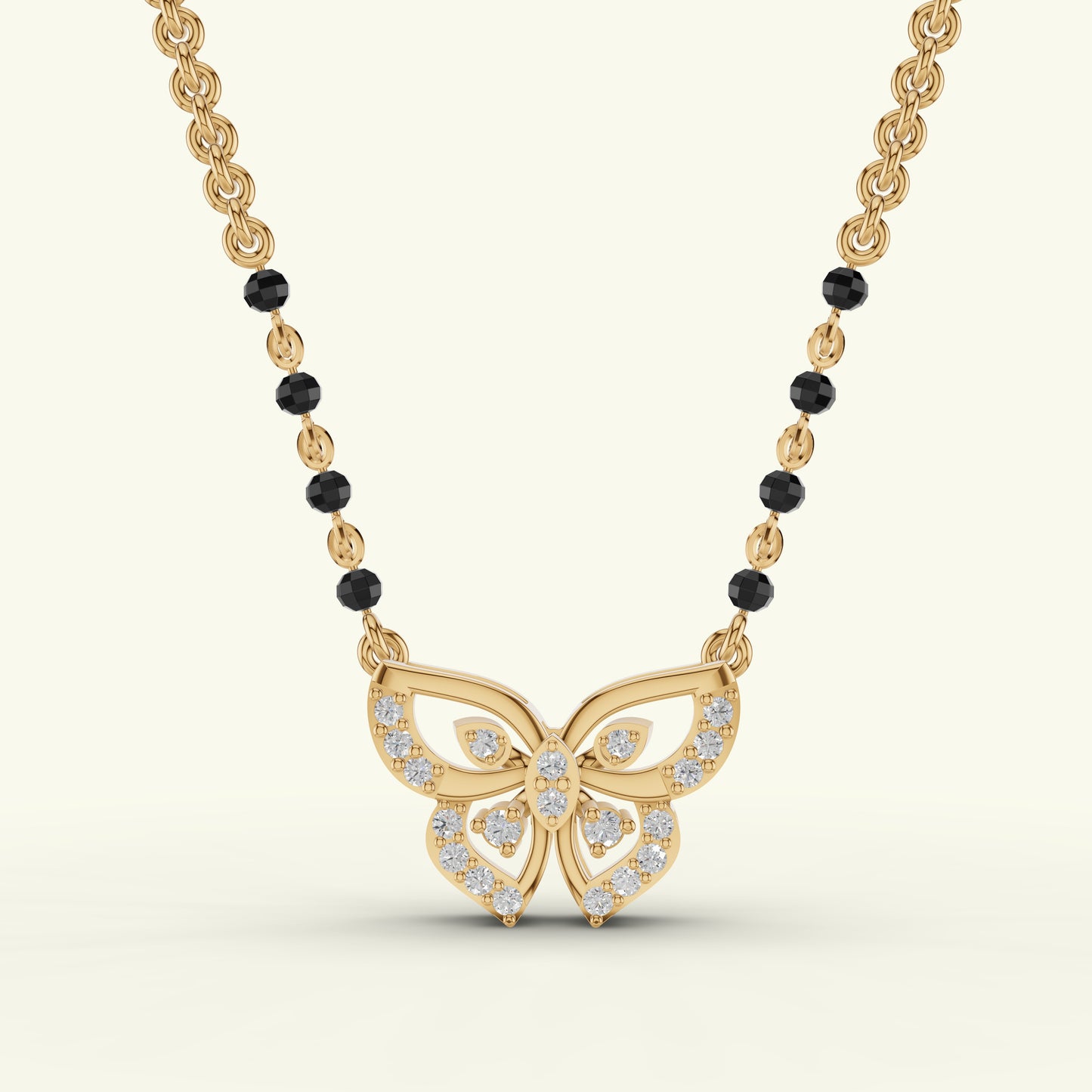 Firefly Icon Crest Diamond Mangalsutra