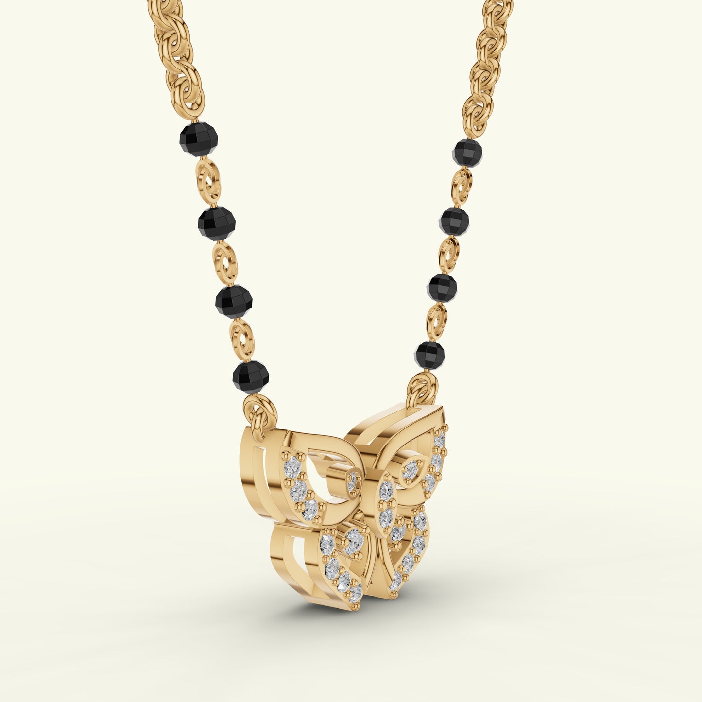 Firefly Icon Crest Diamond Mangalsutra