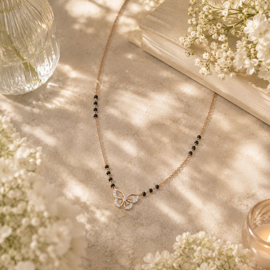 Firefly Icon Crest Diamond Mangalsutra