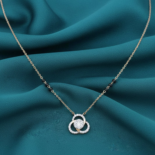 Prisa Trace Diamond Mangalsutra