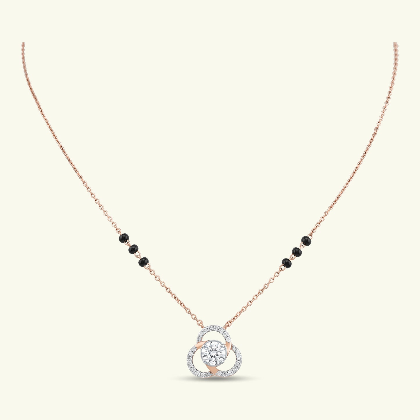 Prisa Trace Diamond Mangalsutra