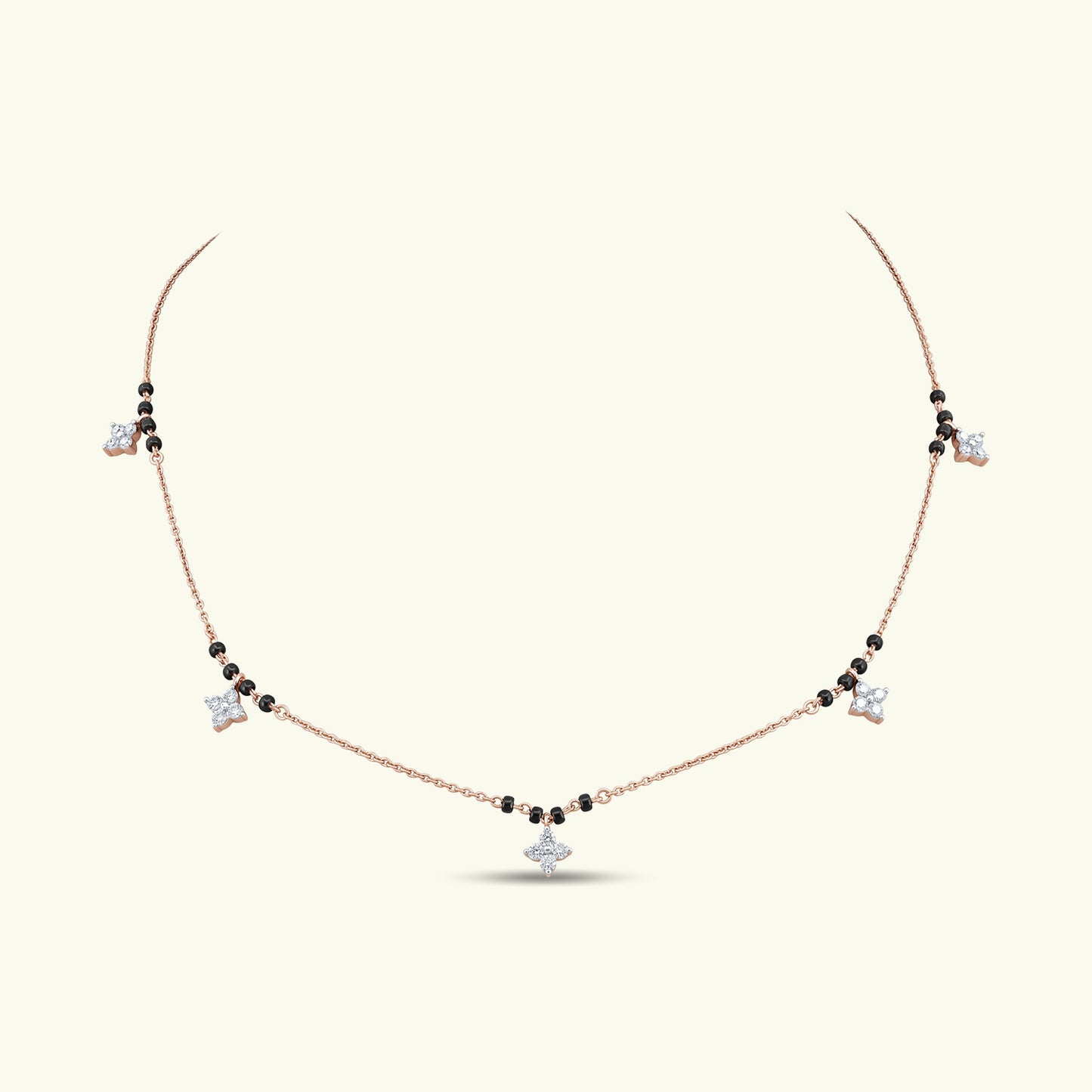 Nevara Line Diamond Mangalsutra