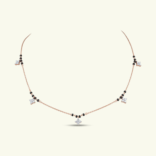 Nevara Line Diamond Mangalsutra