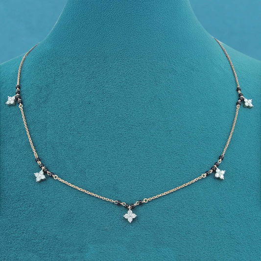 Nevara Line Diamond Mangalsutra