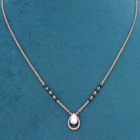 Sharvya Flame Diamond Mangalsutra