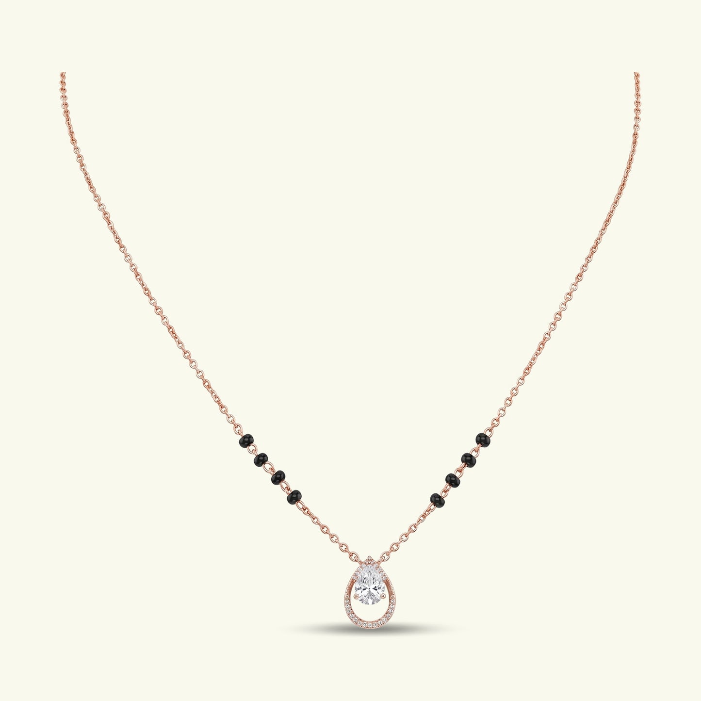 Sharvya Flame Diamond Mangalsutra