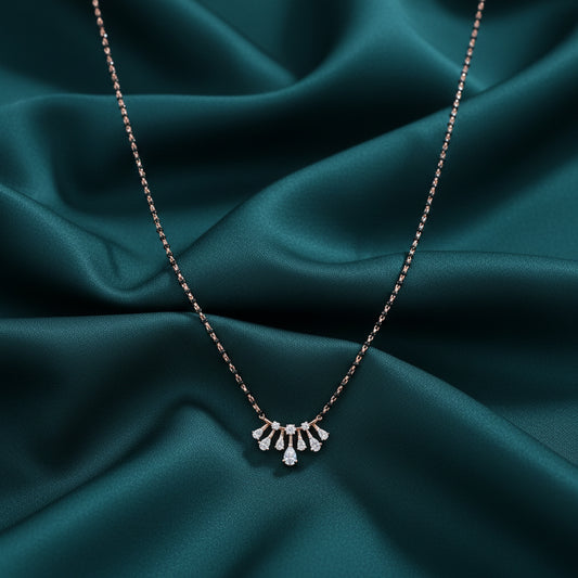 Tyari Curve Diamond Mangalsutra