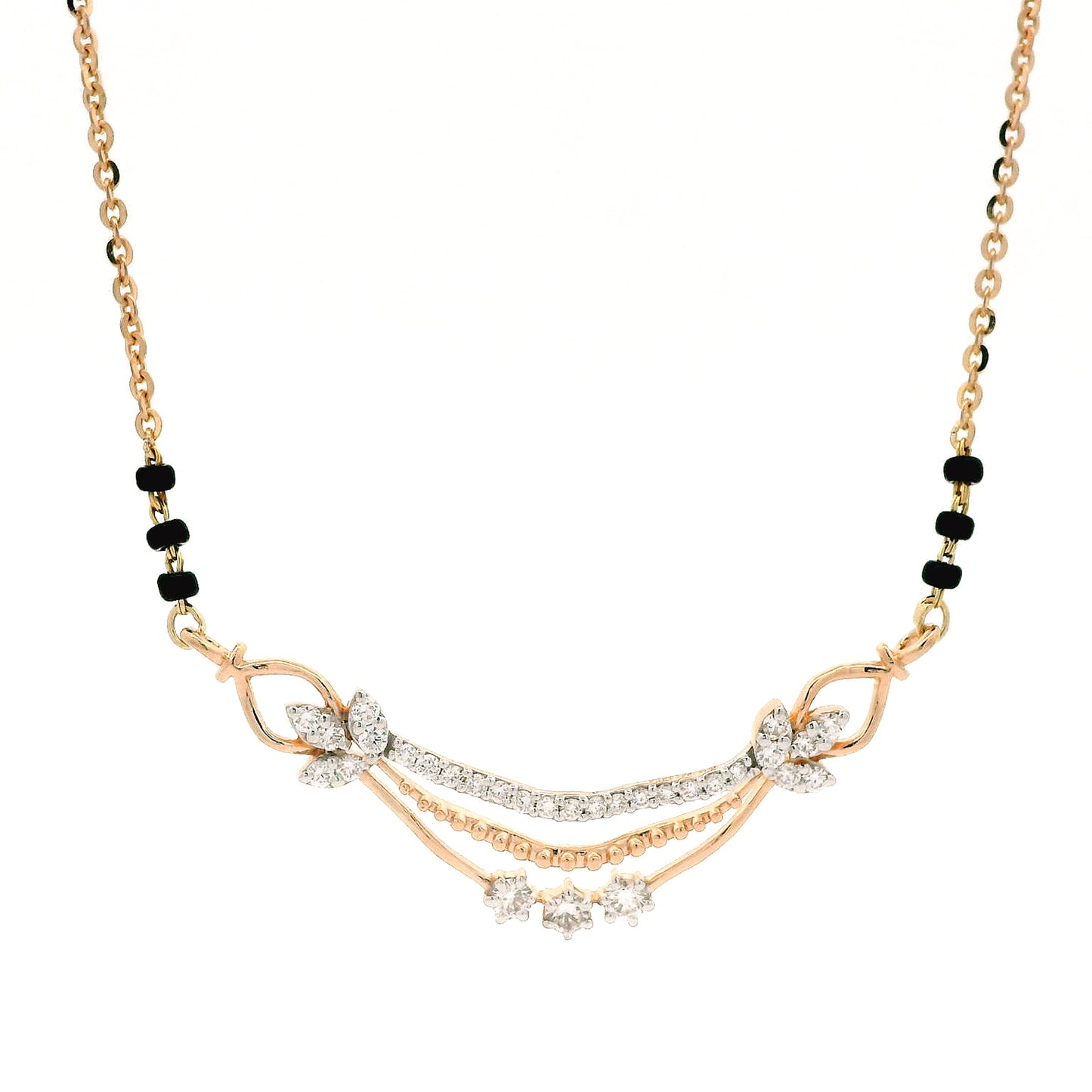 Meira Emblem Diamond Mangalsutra
