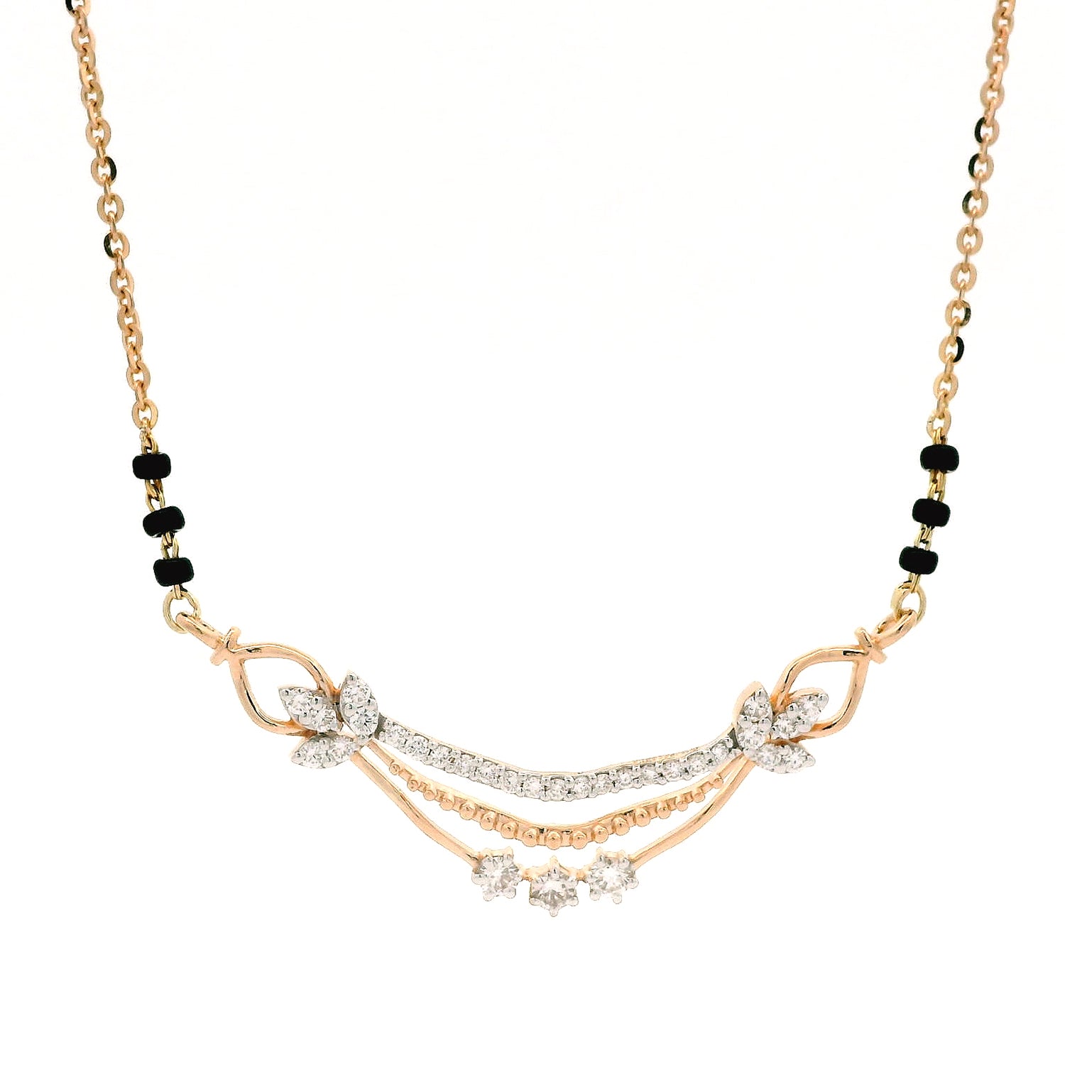 Meira Emblem Diamond Mangalsutra