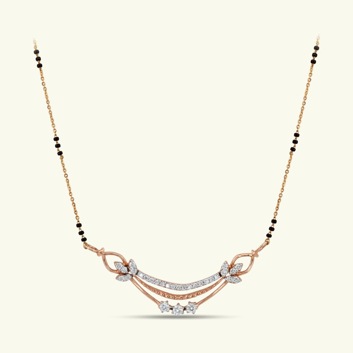 Meira Emblem Diamond Mangalsutra