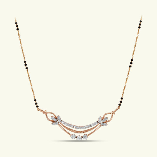 Meira Emblem Diamond Mangalsutra