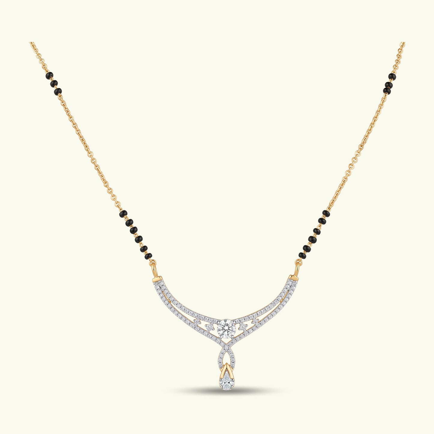 Zeyra Thread Diamond Mangalsutra