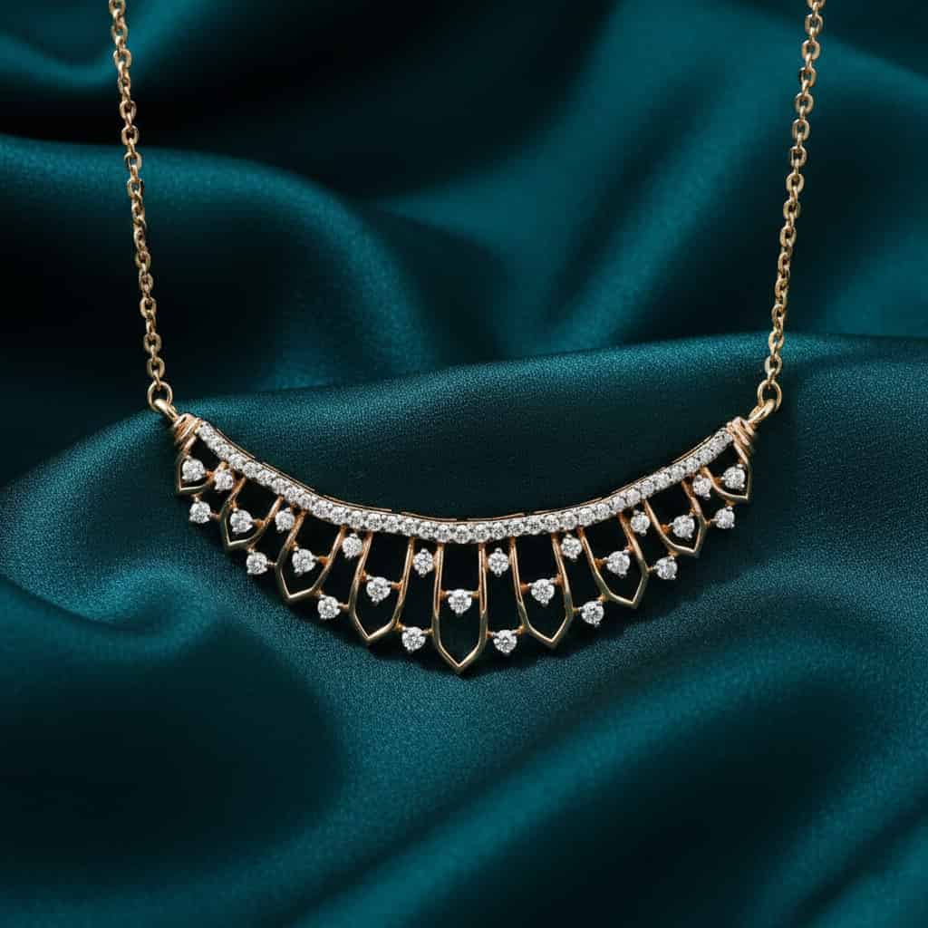 Tanira Thread Diamond Mangalsutra