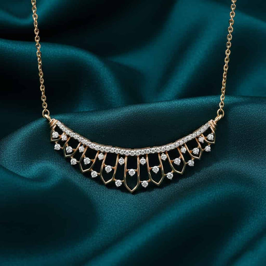 Tanira Thread Diamond Mangalsutra