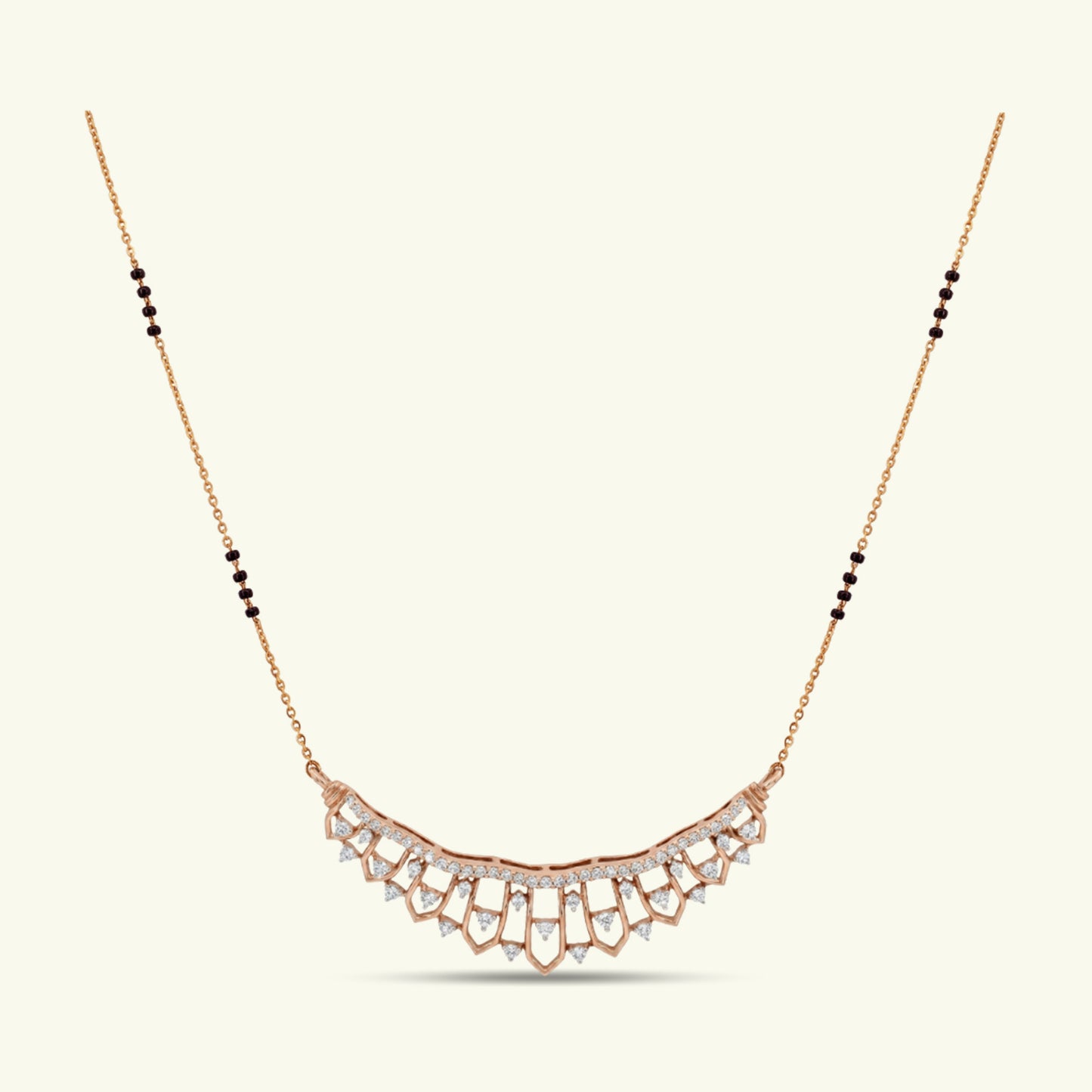 Tanira Thread Diamond Mangalsutra