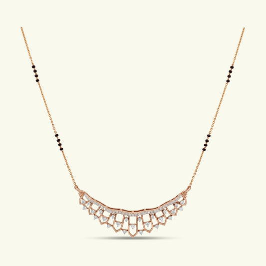 Tanira Thread Diamond Mangalsutra