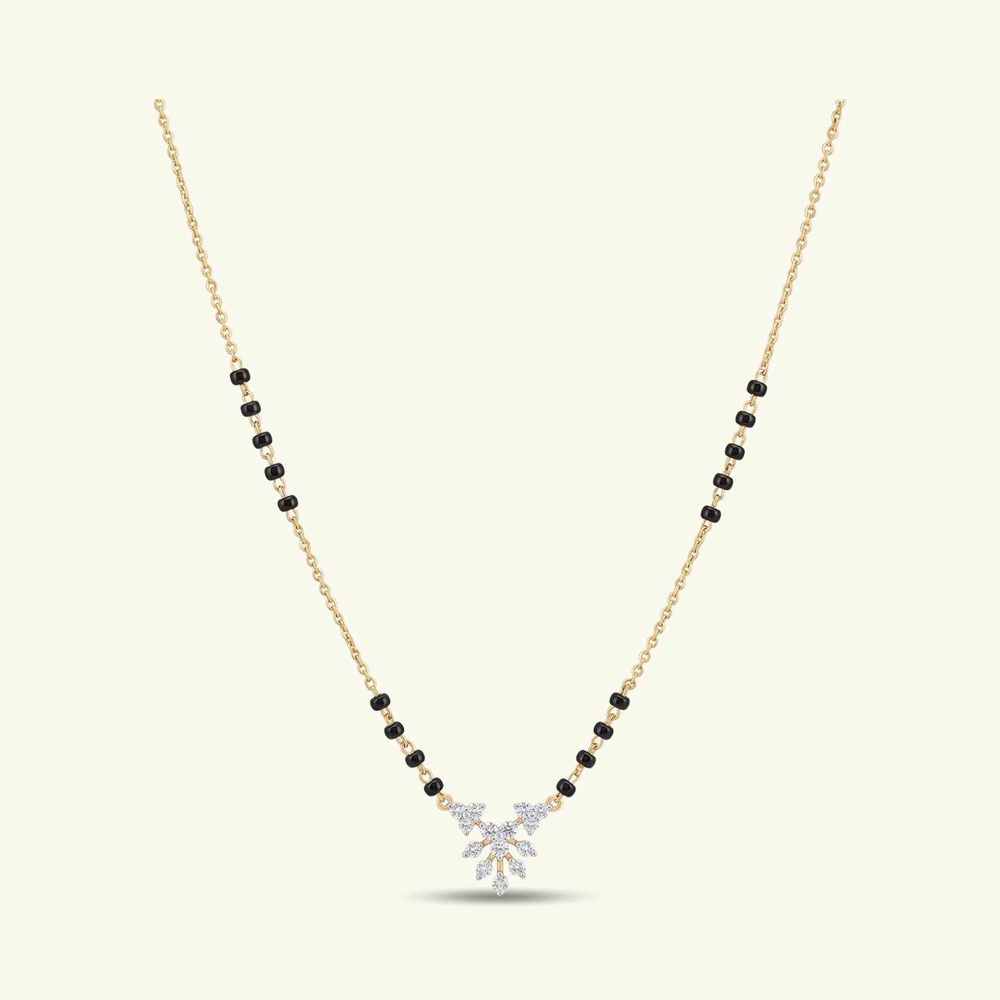 Yuvira Traditional Diamond Mangalsutra