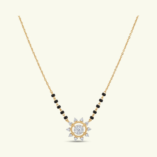 Vanya Halo Diamond Mangalsutra